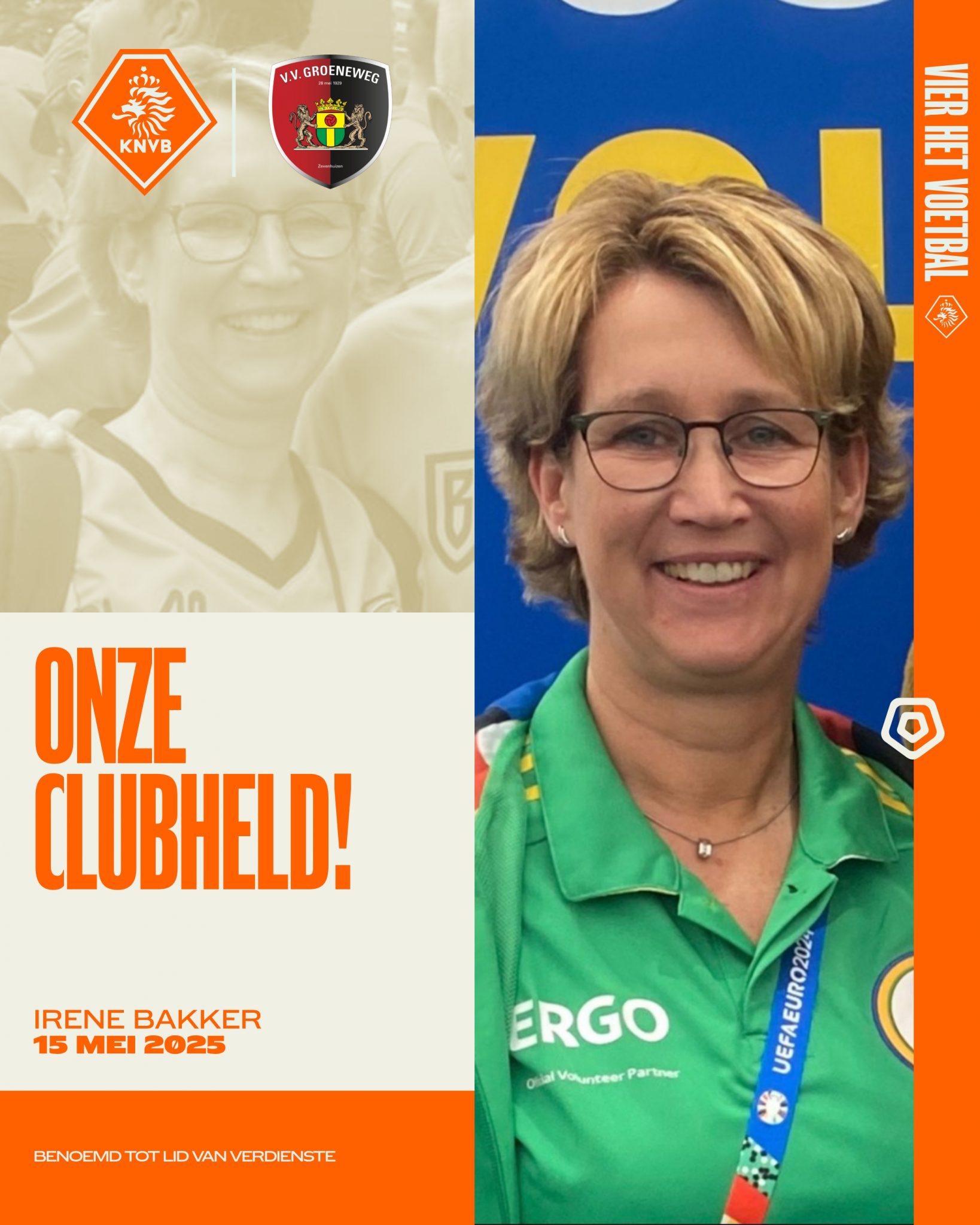Lid van Verdienste – Irene Bakker