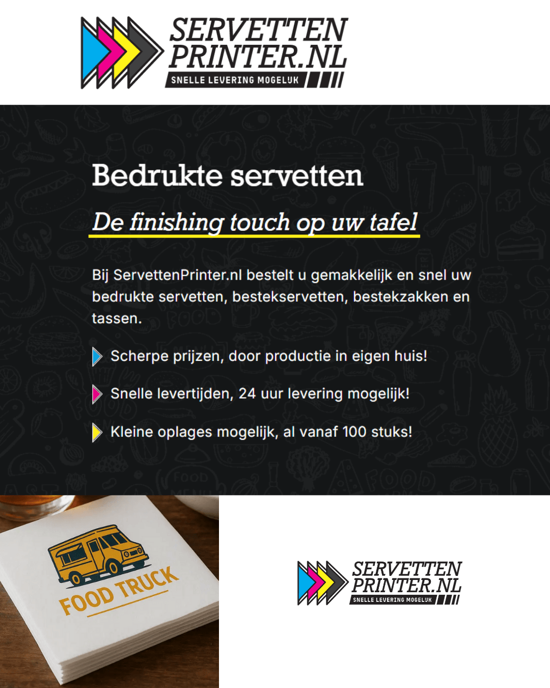 Servettenprinter.nl wedstrijdbal sponsor