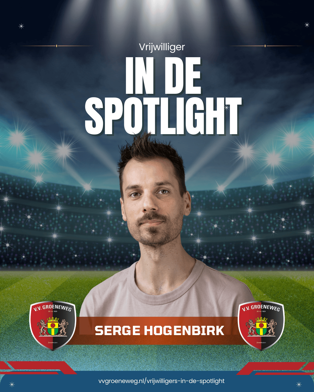 Vrijwilliger in de spotlight: Serge Hogenbirk